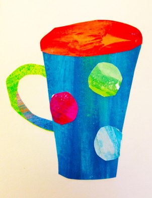 Cup Collage by Adèle Gremaud